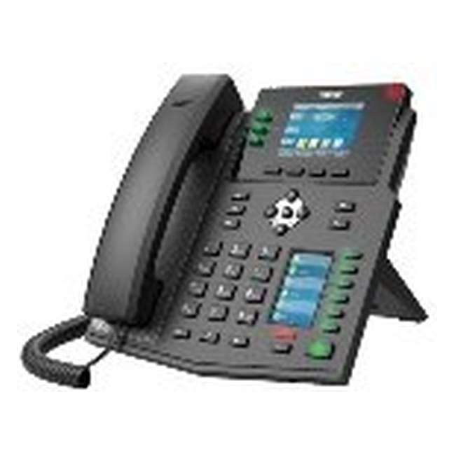 Fanvil economical gigabit phone,2 lines, POE, IPv6，1000 phonebook，2.28inch B/W screen with backlight
