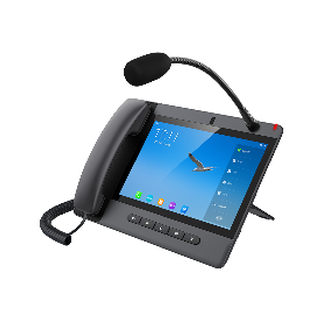 [A320i] Android Touch Screen Console IP Phone; Gigabit(10/100/1000Mbps); 20 SIP lines, 3-way conference…