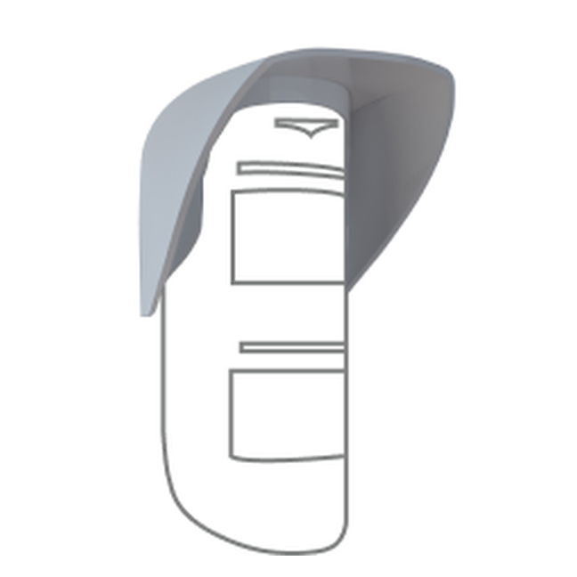Hood for MotionProtect Outdoor protects sensors of the anti-masking system from rain and snow to…