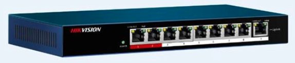 [DS-3E1309P-EI] HIKVISION 8 Port Fast 10/100Mbps Ethernet Smart POE Switch - High power 110W.