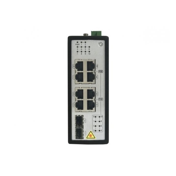8 Port Gigabit Unmanaged Industrial POE Switch - without adapter