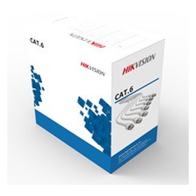 HIKVISION CAT6 White UTP Cable (305m per box ) ,24AWG UL Listed certifcate - FLUKE Test Pass - Test…