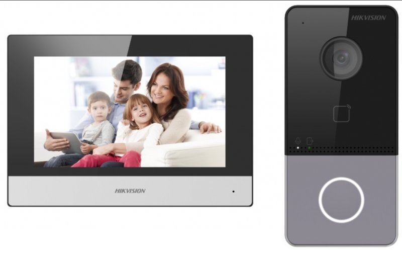 [DS-KIS603-P] IP video intercom kit for villa or house, only one call button, 1pc DS-KV6113-WPE1, 1pc…