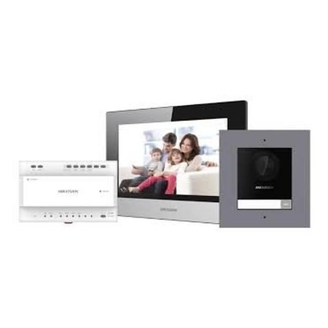 [DS-KIS702Y] IP HIKVISION Video Intercom Two Wire IP Video Doorphone KIT -( 2 Wired )