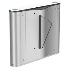 [DS-K3Y411BX-L/MPg-Dp55] HIKVISION Value Flap Barriers built in card reader and support face device terminal - Right side.