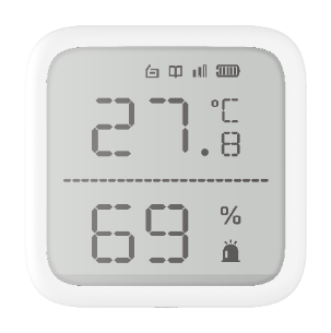 [DS-PDTPH-E-WB] 433MHz AX PRO Series Wireless Temperature Detector