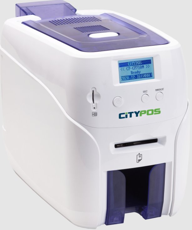 Single Sided Card Printer with USB and Ethernet