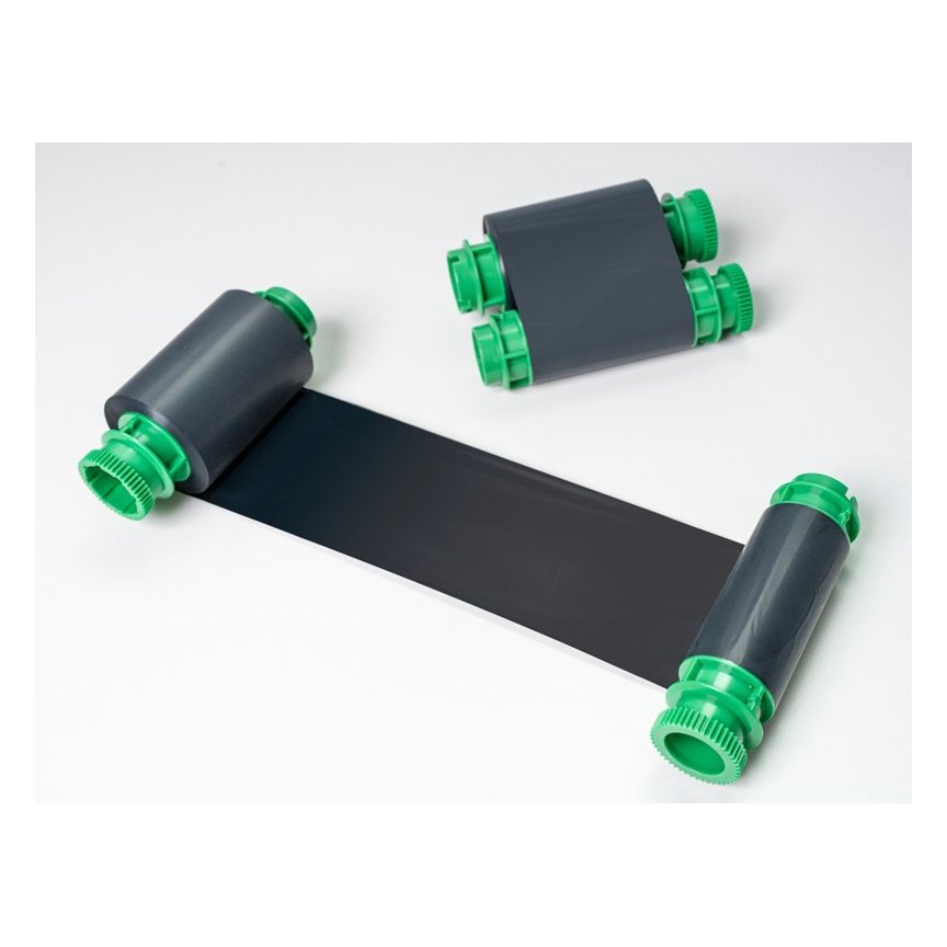 [CP-6620010-BLA] Black Mono K Tag Ribbon (1000 images)