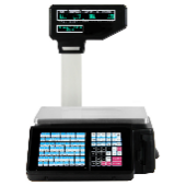 [CP-LWS201-BLA] 30KG BARCODE LABEL SCALE (Green LCD Display)