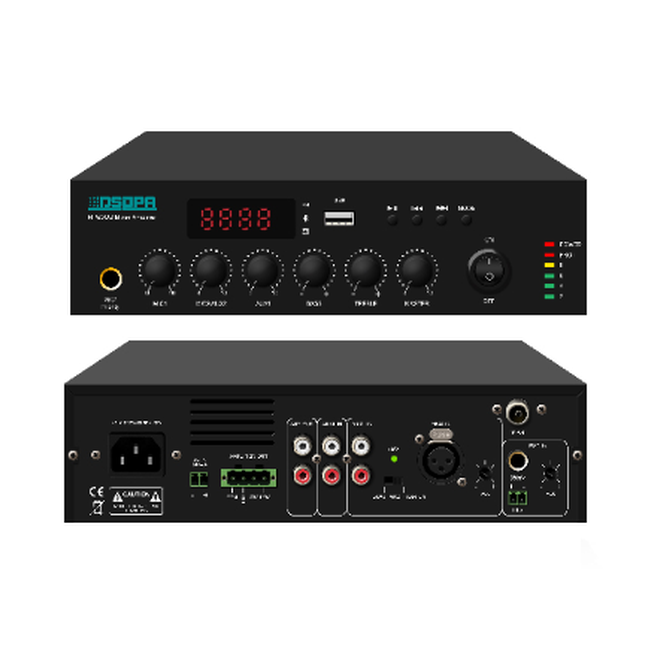 60W Mini Digital Mixer Amplifier with USB & Bluetooth (1.5U)