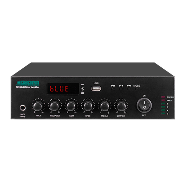 120W Mini Digital Mixer Amplifier with USB & Bluetooth (1.5U)