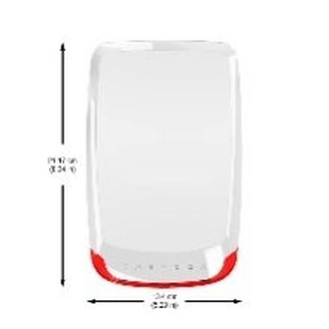 Wireless Siren with Built-in Strobe Light