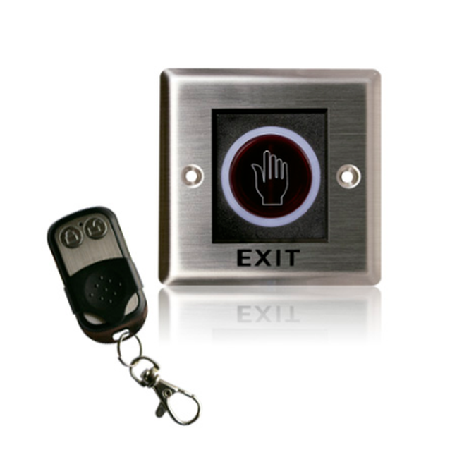 Infrared Sensor Exit Button with remote control