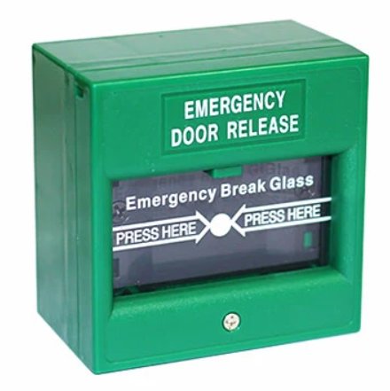 [ZKABK-900A] Break Glass Fire Emergency Exit Release (green)