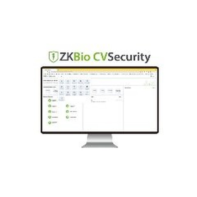 ZKTECO Bio CVSecurity WEB BASED DOOR MANAGEMENT SOFTWARE, Basic Package, 200 DOORS