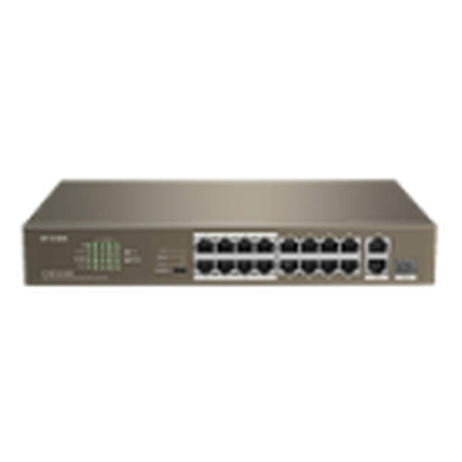 16FE+2GE/1SFP Unmanaged Switch With 16-Port PoE