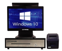 CP-810LEDKIT/P850N CITYPOS POS 15.6" TERMINAL WITH 11.6" BACK DISPLAY LED (i5 INTEL, 4GB DDR RAM…