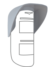 Hood for MotionProtect Outdoor protects sensors of the anti-masking system from rain and snow to…