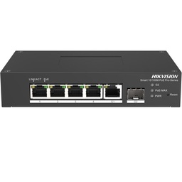 HIKVISION 4 Port Fast Ethernet Smart Harsh POE Switch with power adapter